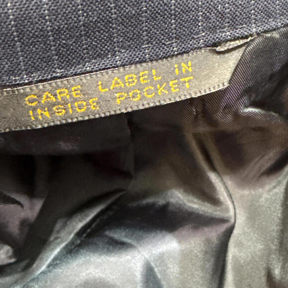 Doncaster Blazer Mens Blue VINTAGE Pinstripe Suit Jacket Sport Coat EUC - Picture 6 of 15